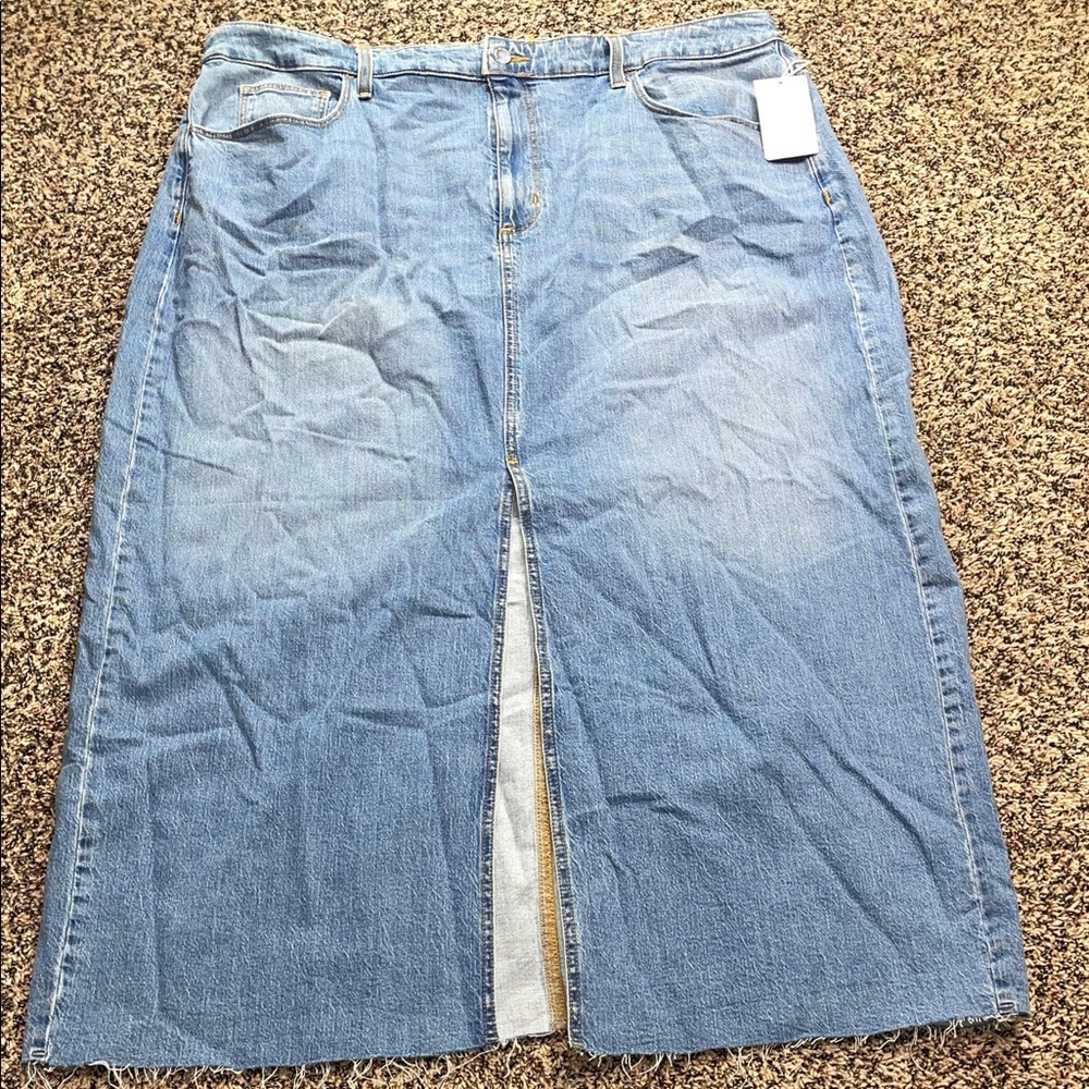 🆕 Universal Thread Women's Plus Size Blue Denim … - image 1